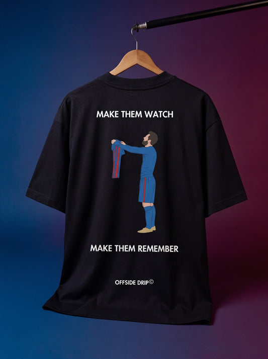 La Pulga - "Make Them Watch, Make Them Remember" (Oversized & Boxy)